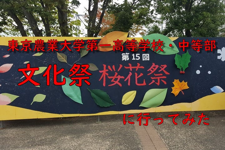 東京農業大学第一高等学校・中等部　文化祭　桜花祭に行ってみた